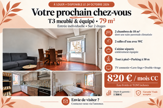  Duplex/triplex à louer 3 pièces 79 m² Brignoles