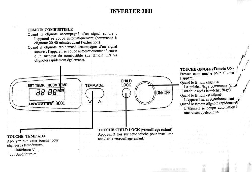 poele &agrave; p&eacute;trole &eacute;lectronique Electroménager
