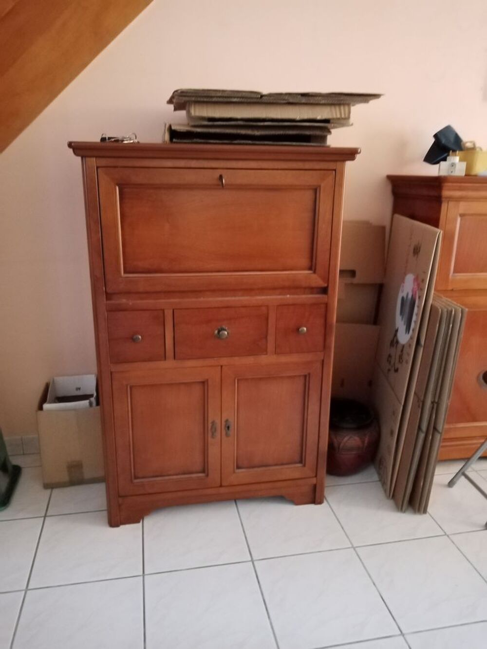 Secr&eacute;taire merisier Meubles