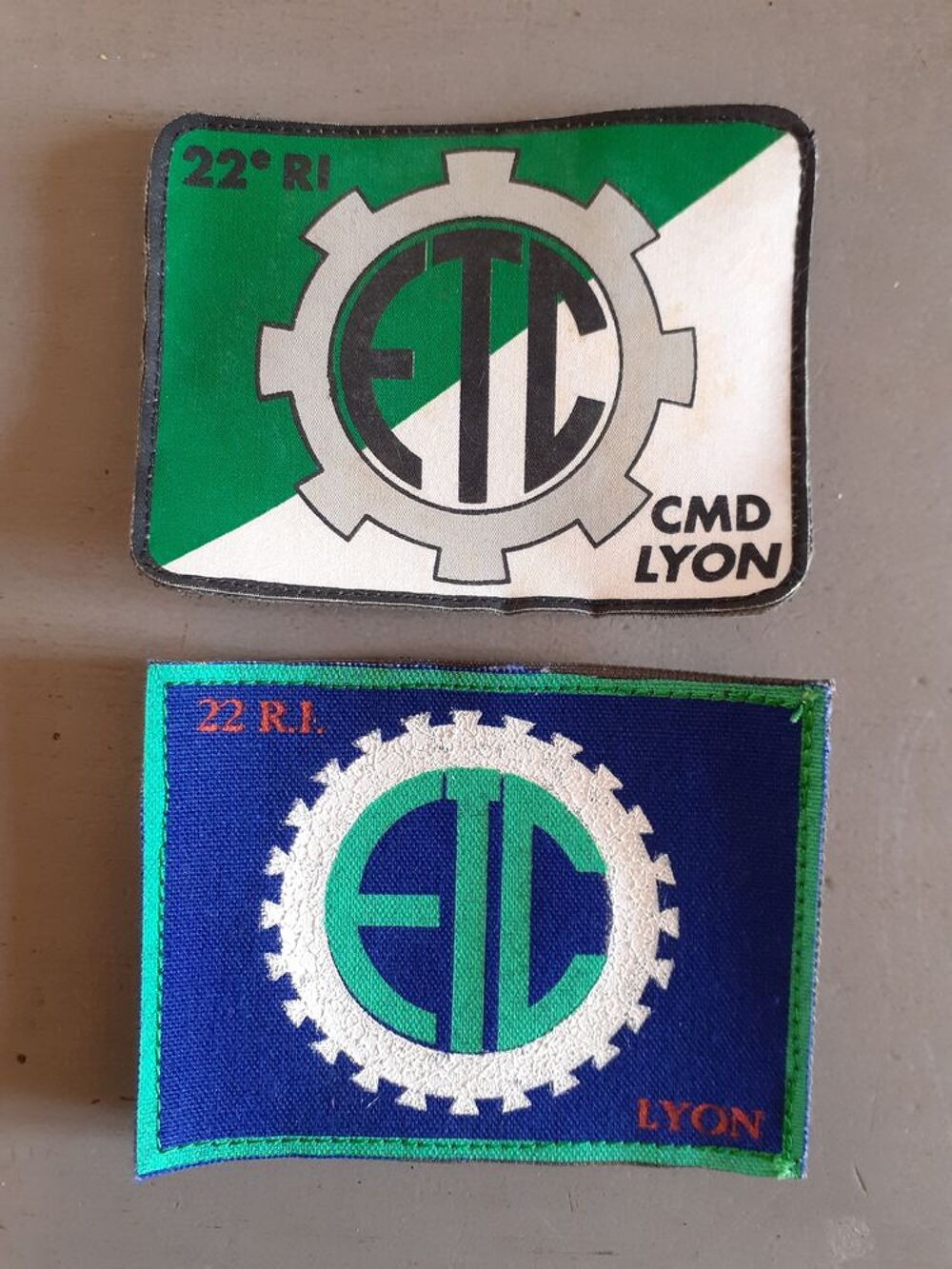 Insignes militaire ancien ETC 22 REGIMENT INFANTERIE TRAIN 
