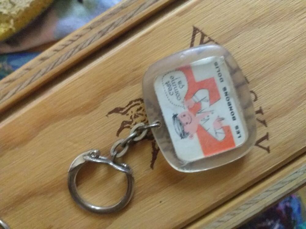 lot de 5 PORTE CLES VINTAGE
