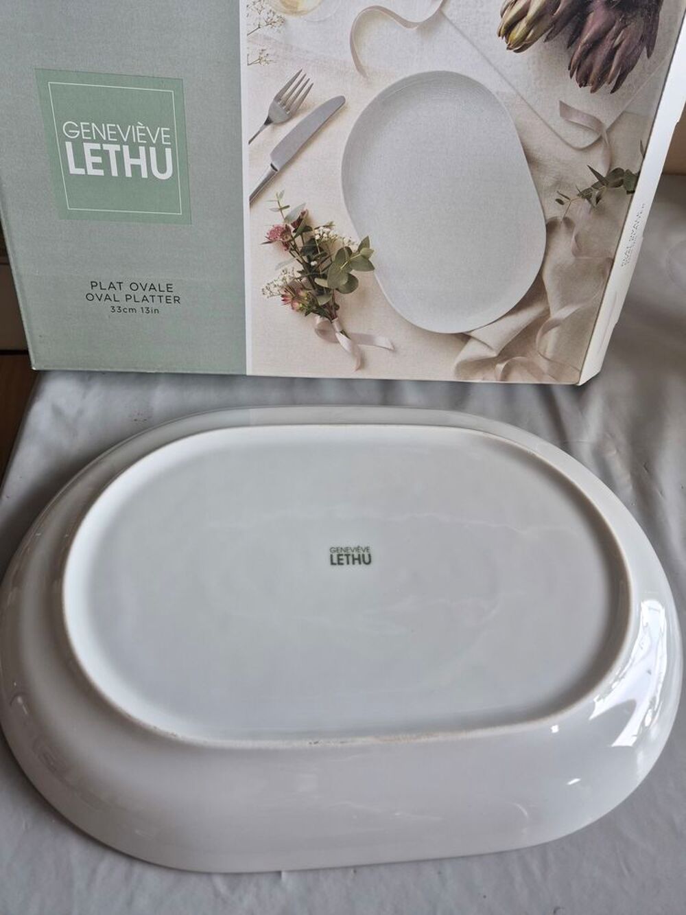 2 Plats ovales Genevi&egrave;ve Lethu Cuisine