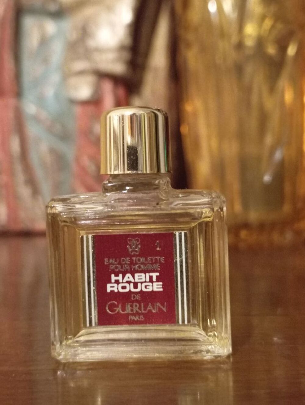 Miniature de parfum Habit Rouge (avec le 1 en haut &agrave; droite) 