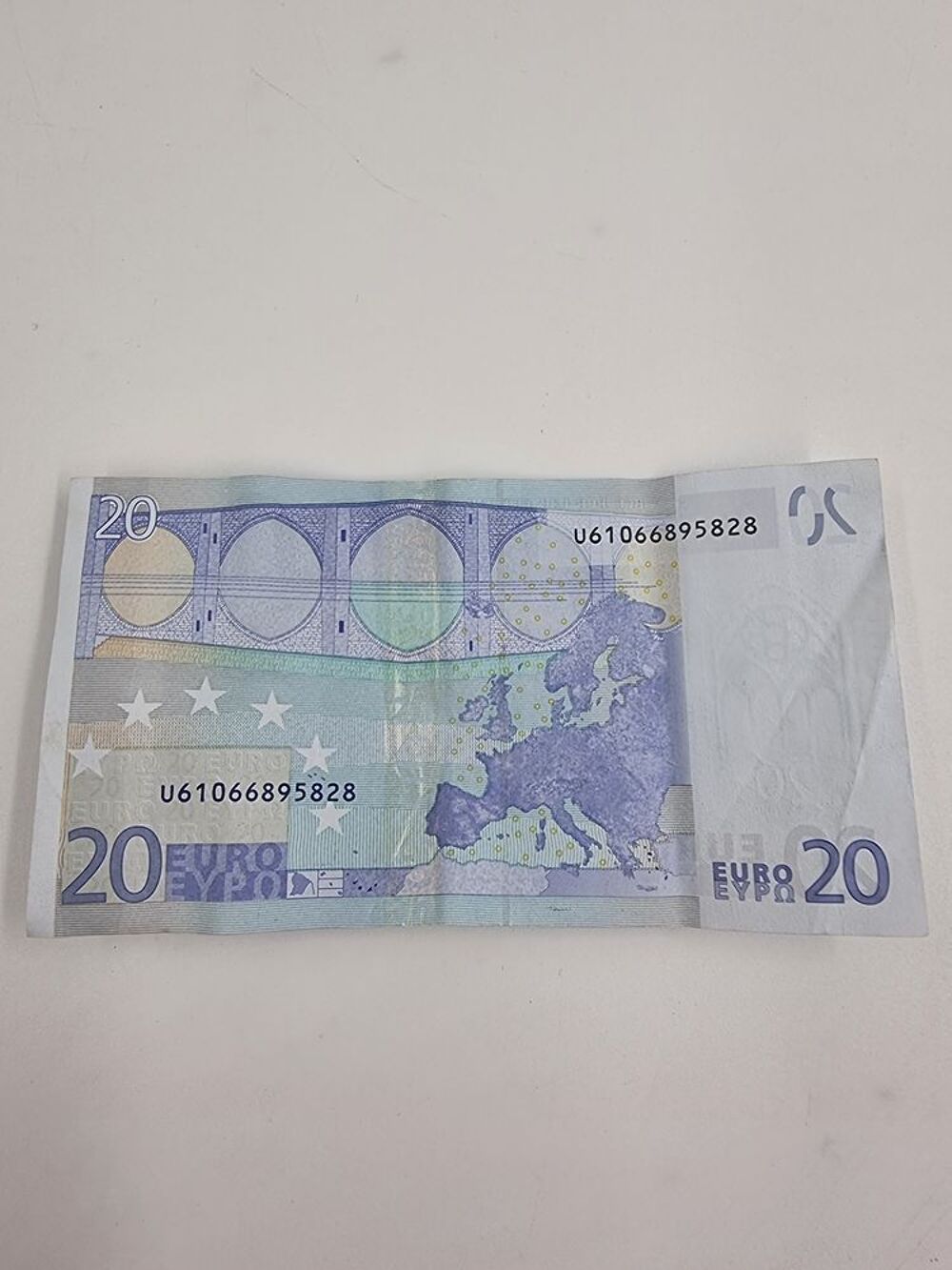 Ancien billet de banque de 20€ (euros) 