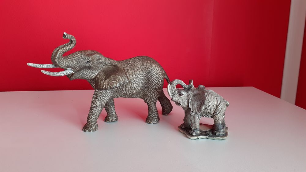 2 &eacute;l&eacute;phants Décoration