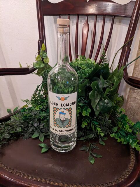 Litron vide bouteille de whisky LOCK LOMOND du capitaine had 5 Marseille 13 (13)