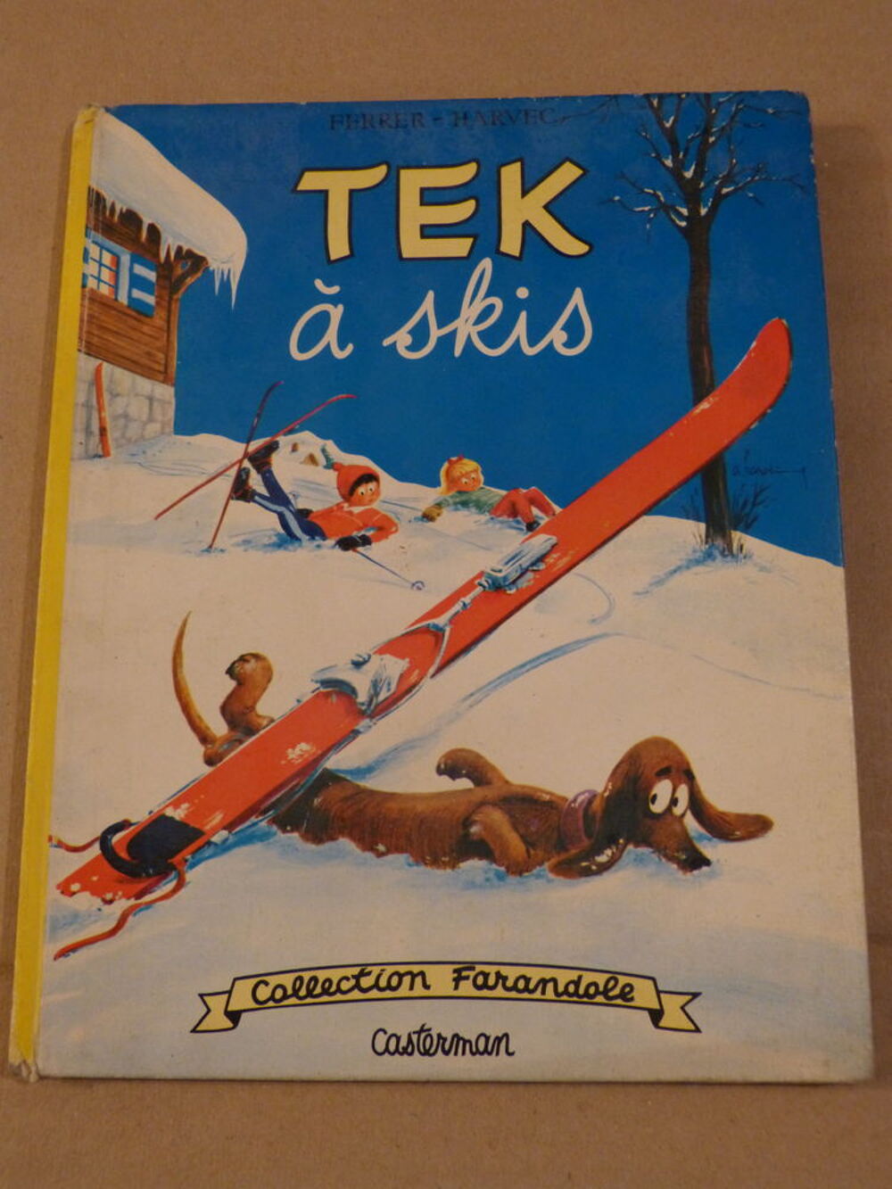 TEK A SKIS &eacute;ditions CASTERMAN Livres et BD