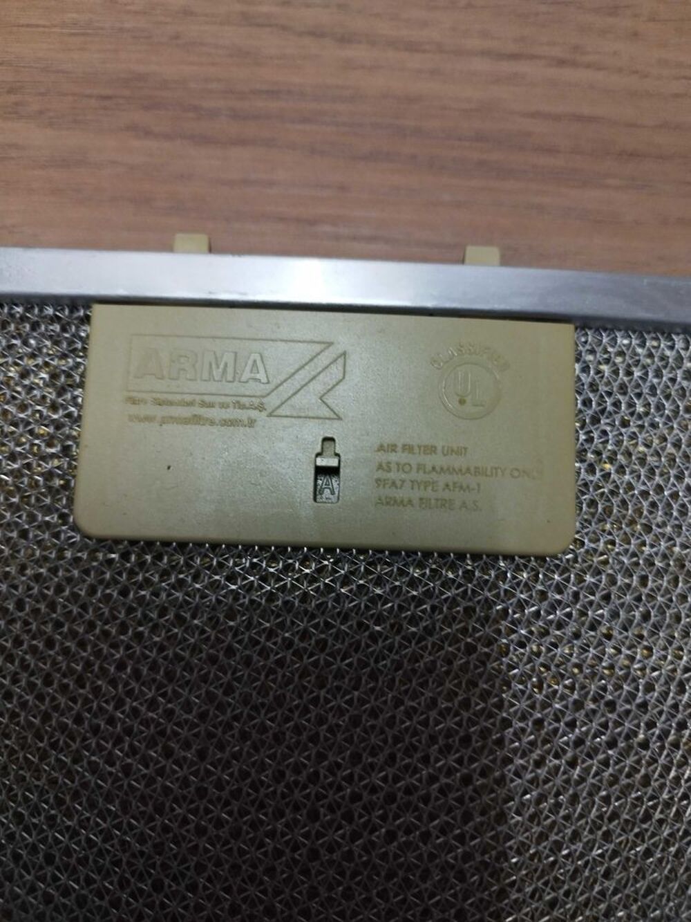 Filtre &agrave; graisse m&eacute;tallique aluminium pour hotte aspirante ARMA dimension 45,7 cm x 18,5 cm Bricolage