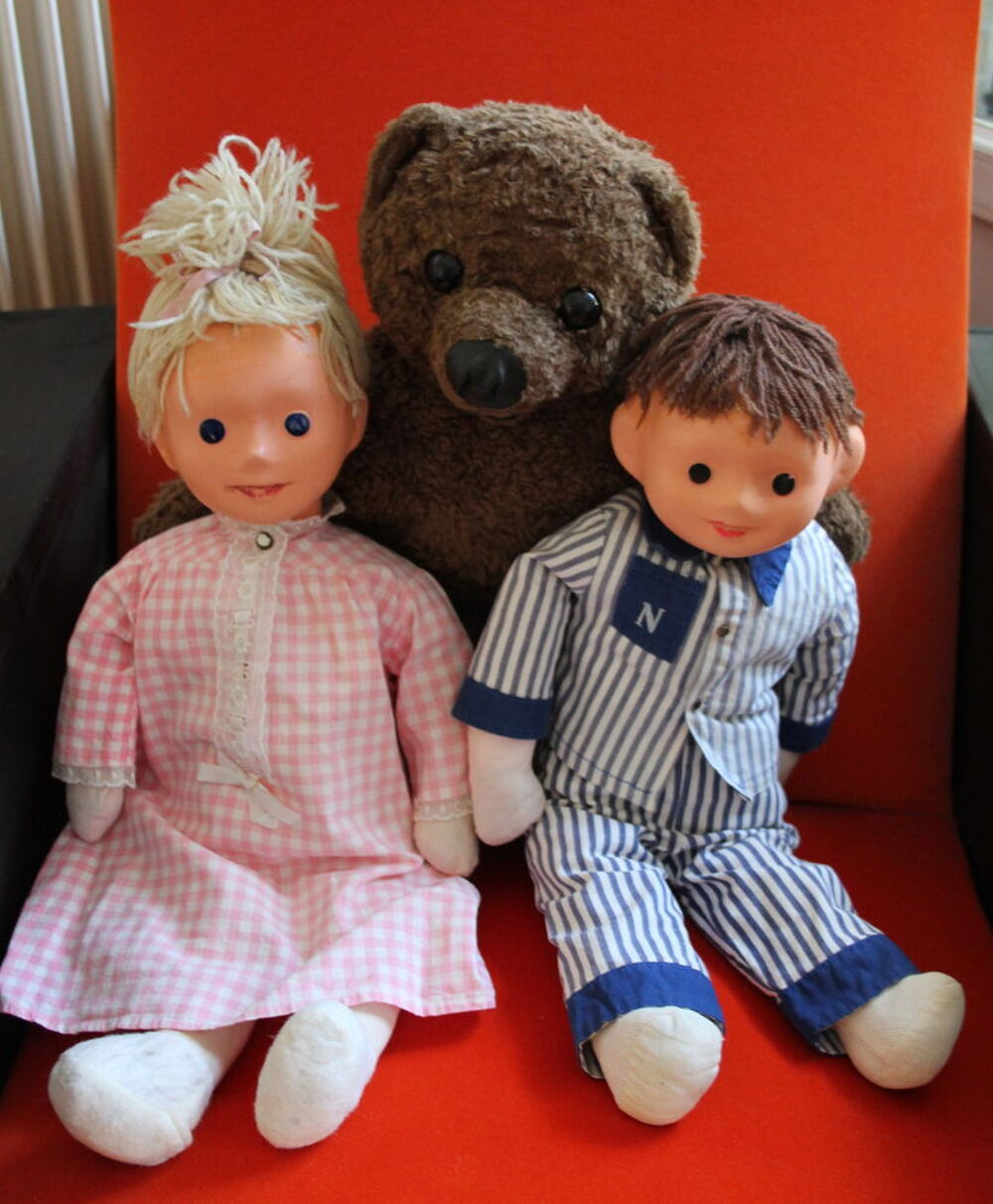 Poup&eacute;es CLODREY Pimprenelle et Nicolas (NOUNOURS) - ORTF Jeux / jouets