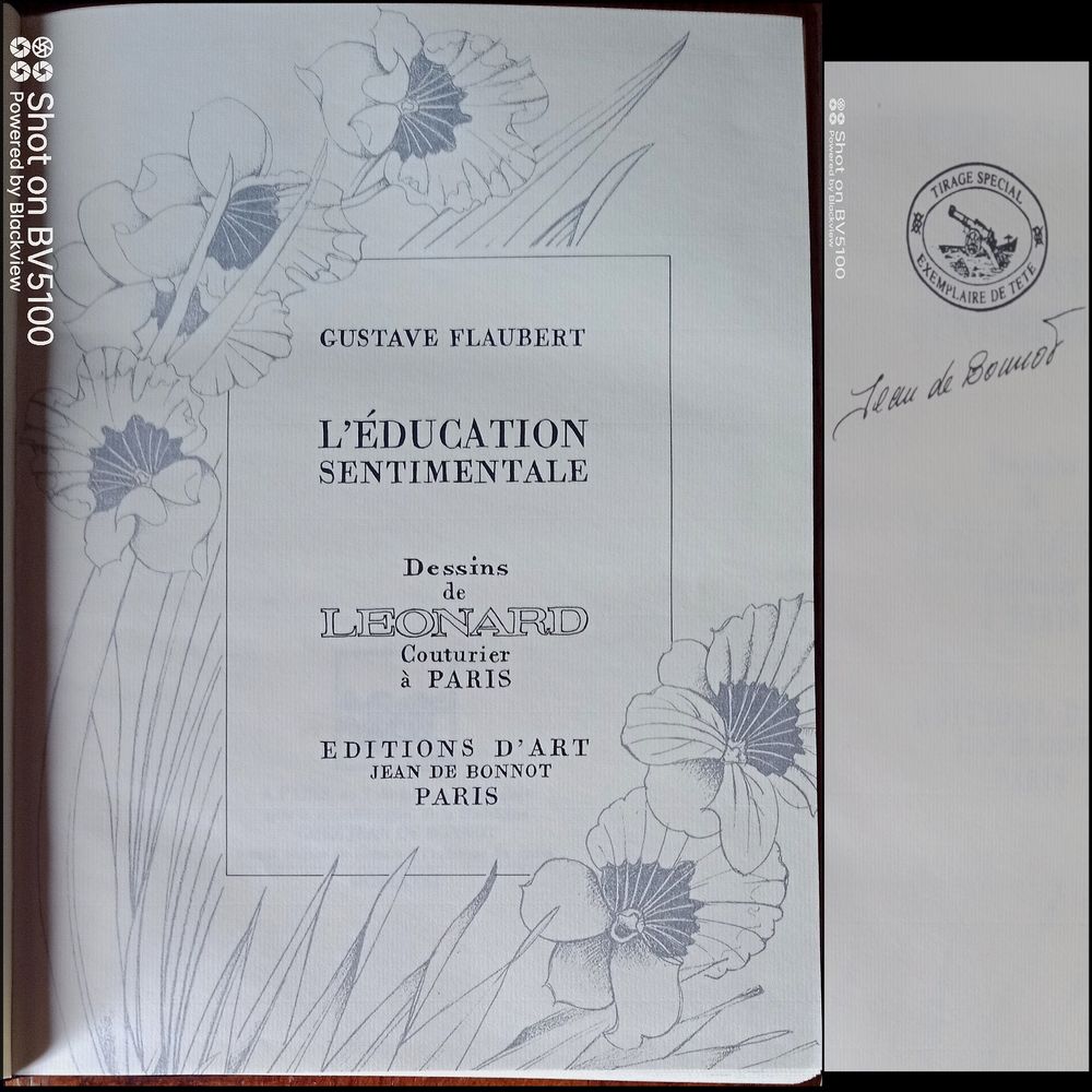 L'&Eacute;ducation Sentimentale - FLAUBERT, &Eacute;d. Jean de Bonnot 