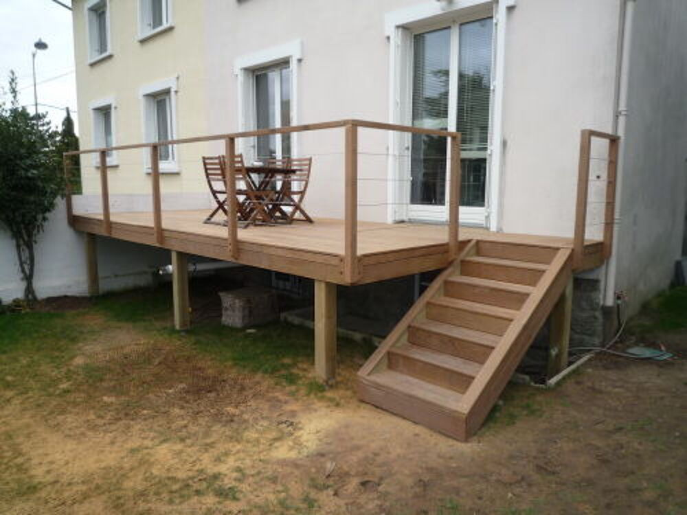 Terrasses sur pilotis bois Jardin