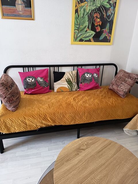 Banquette lit deux matelas tbe 200 Cazouls-ls-Bziers (34)