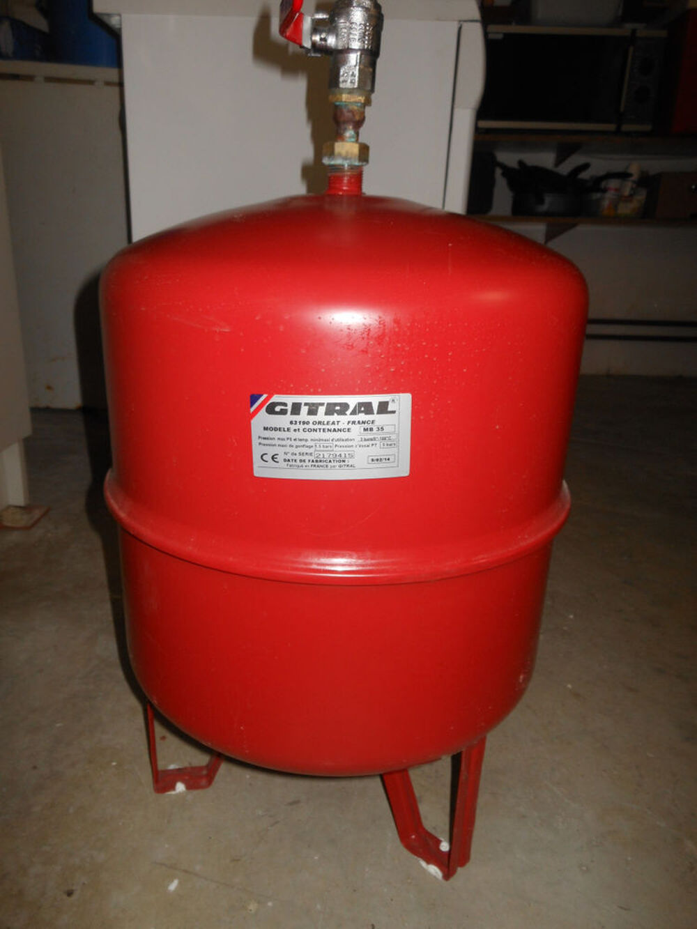 Vase d'Expansion GITRAL 35 L Bricolage