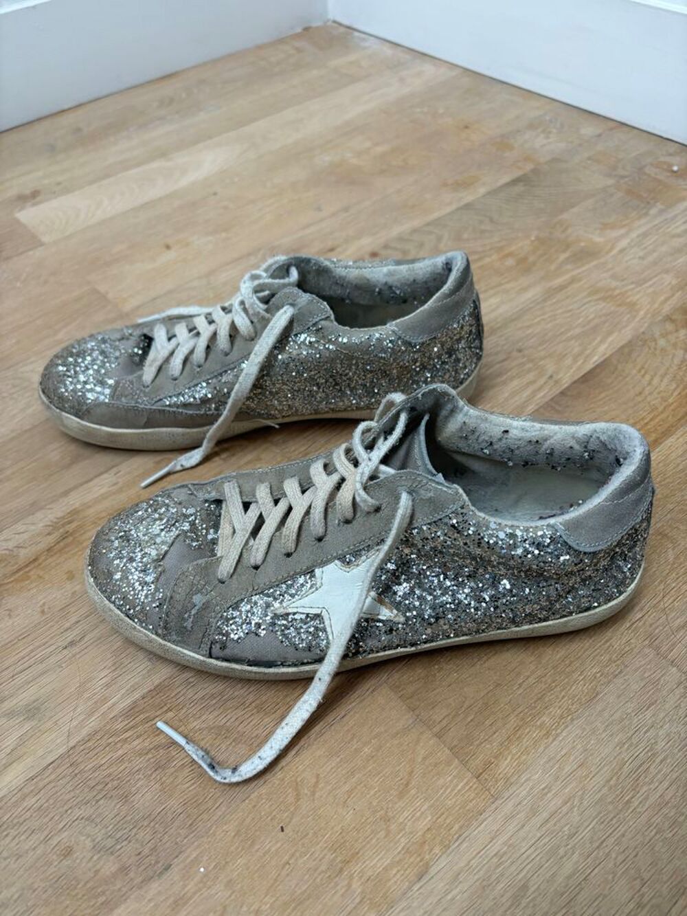Baskets Golden Goose &agrave; paillettes Chaussures