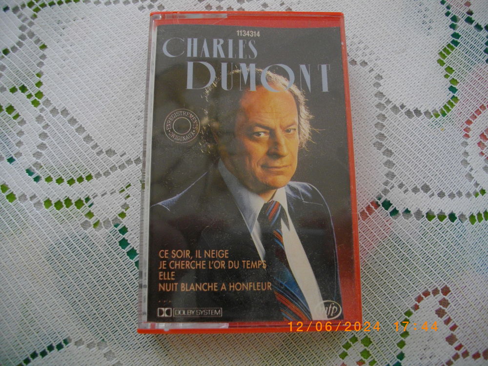 Cassette audio de : "CHARLES DUMONT" Audio et hifi