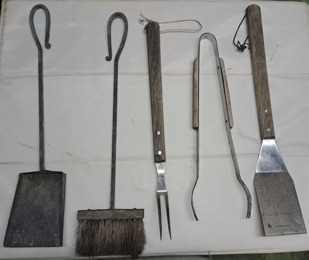Tisonnier, ensemble pour chemin&eacute;e Décoration