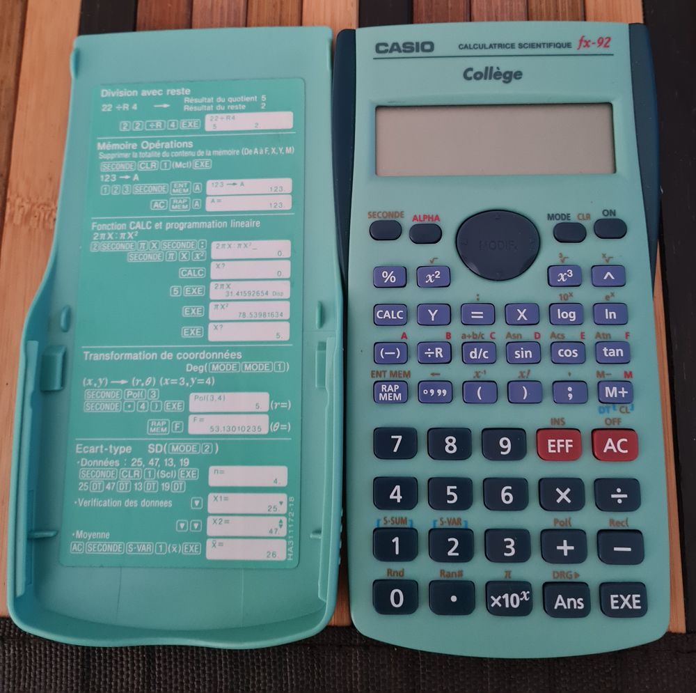 CALCULATRICE SCIENTIFIQUE CASIO Matériel informatique