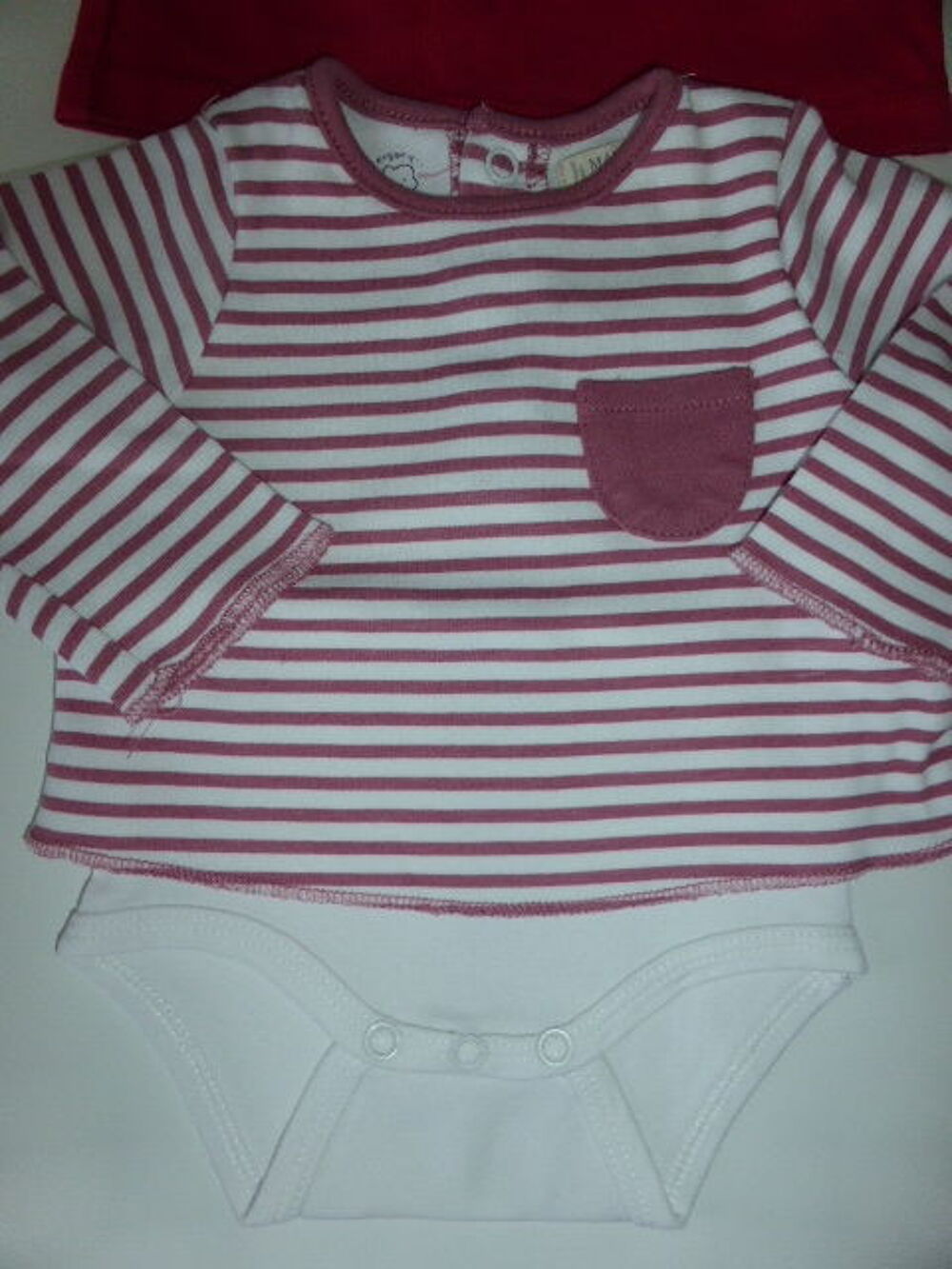 Lot de 3 t-shirt body Bonpoint Mango Sergent Major Vêtements enfants