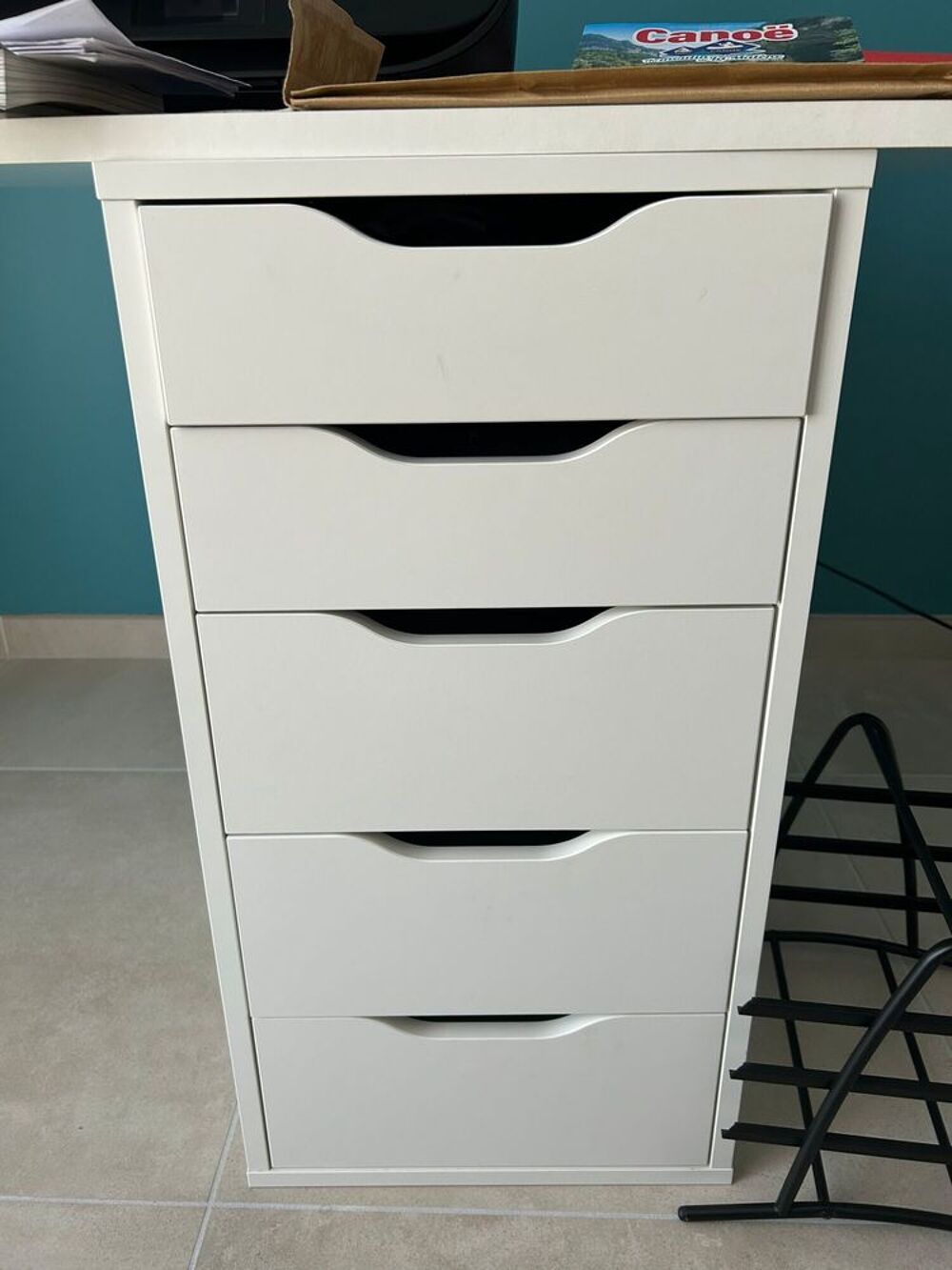 lot 2 meubles bureau blanc IKEA Meubles