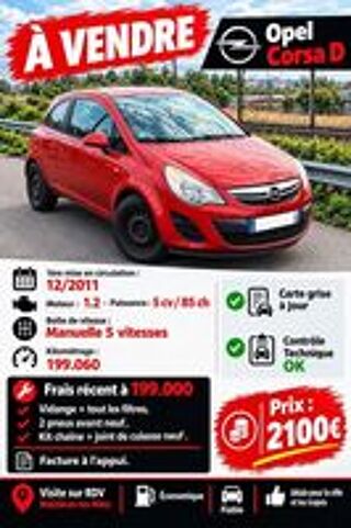 Corsa 1.2 - 85 ch Twinport Top 2011 occasion 57280 Maizi&egrave;res-l&egrave;s-Metz