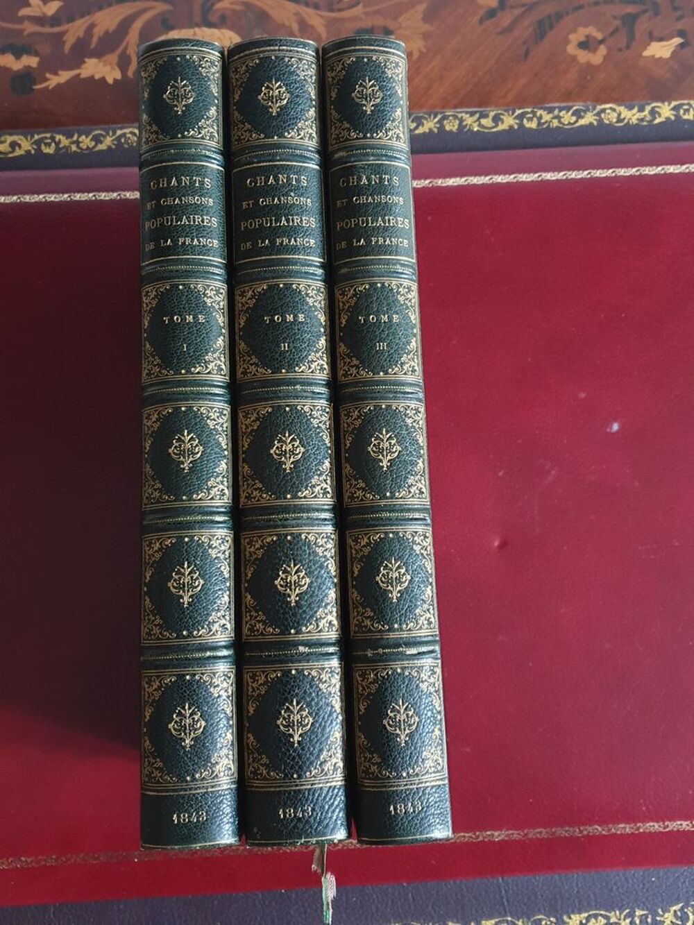 Rare Chants et chansons populaires de France DELLOYE 1843 Livres et BD