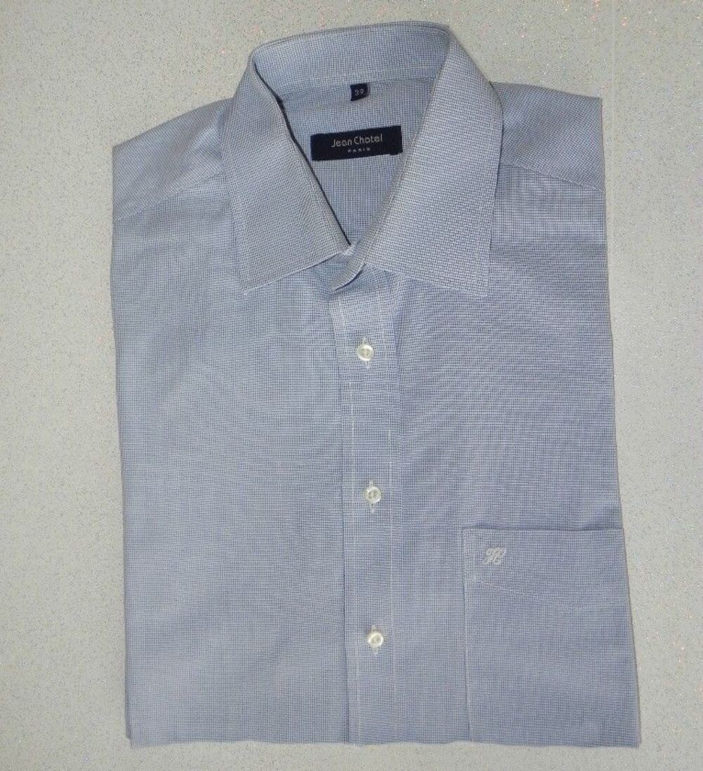 Chemise Jean CHATEL taille M ( 39 ) Vtements