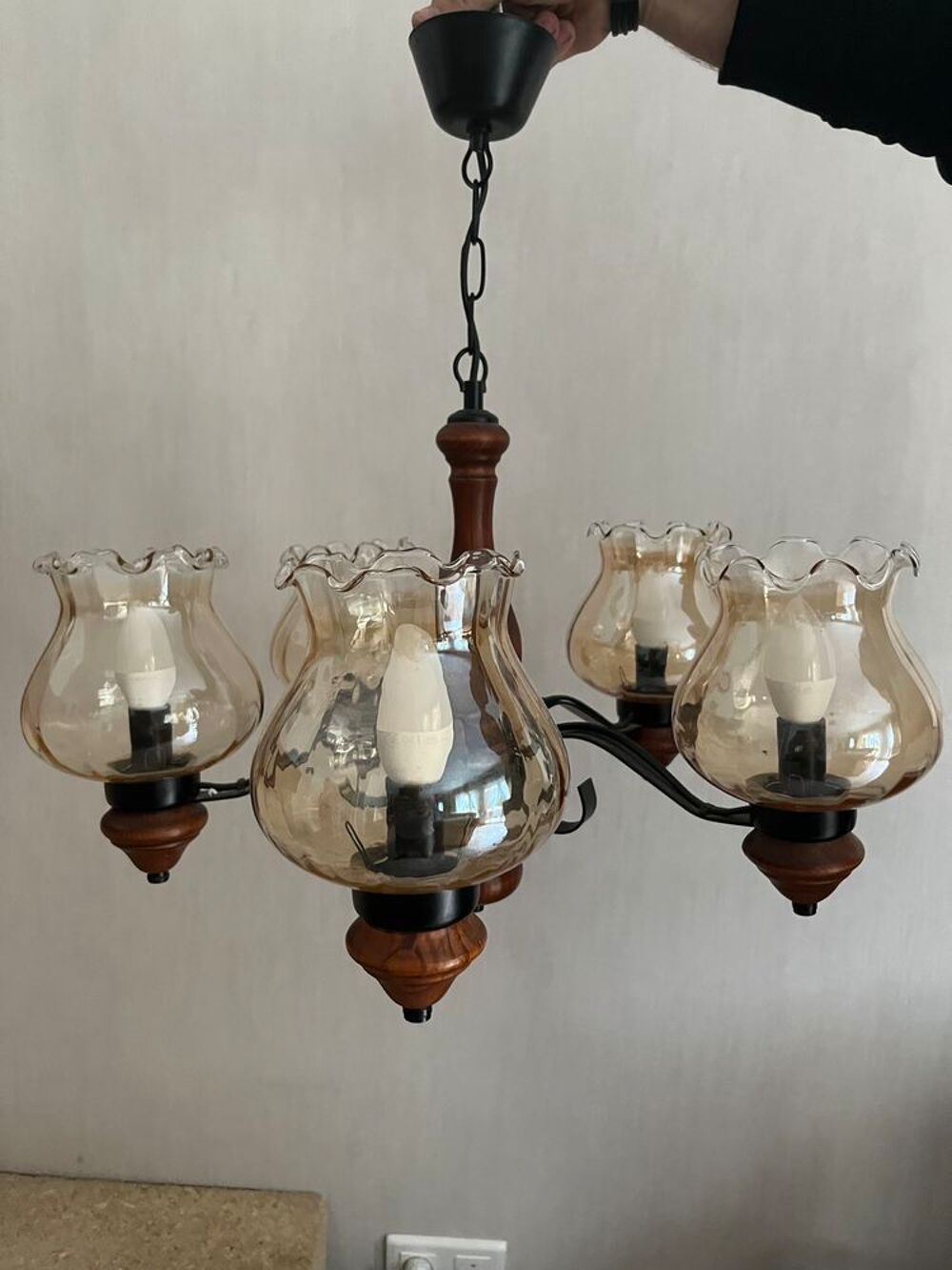 Lustre 5 lampes Décoration