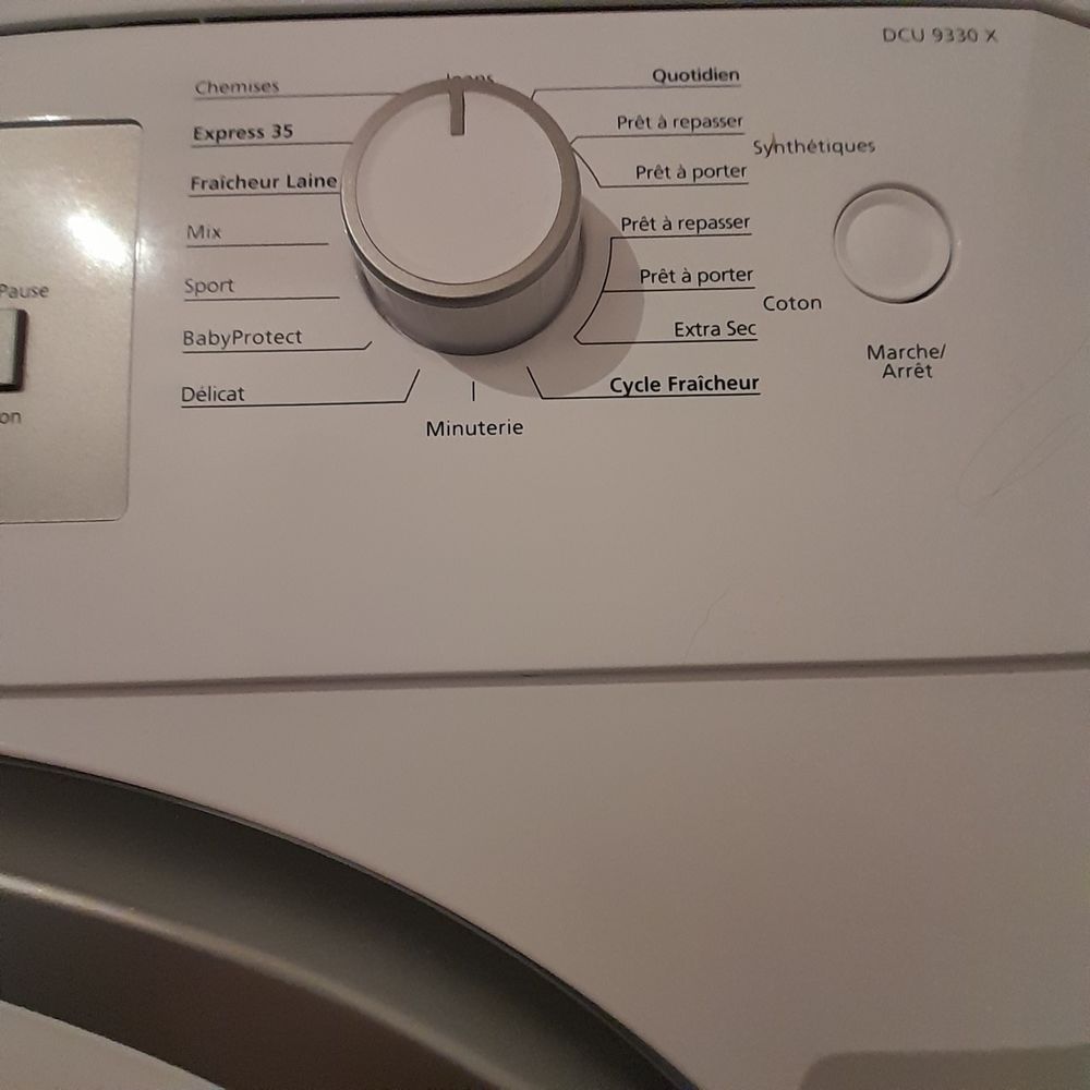 s&egrave;che-linge Electroménager