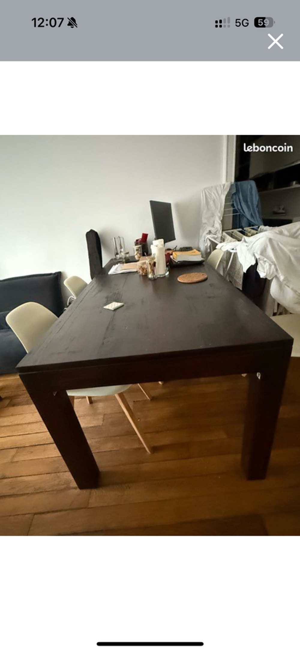 Table salle a manger 8 pers bois massif Meubles