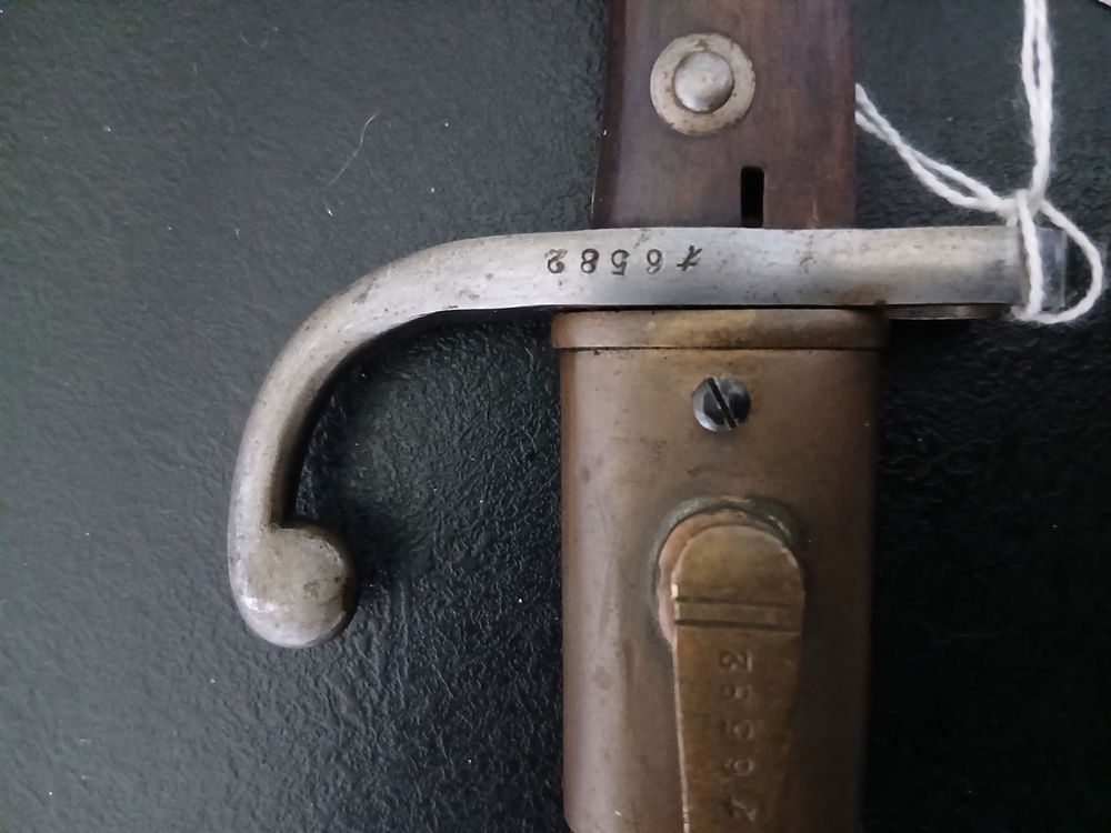 Ba&iuml;onnette 1908 br&eacute;sil mauser 