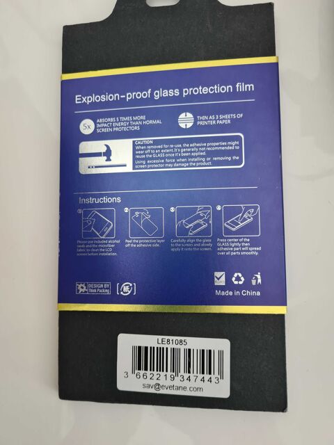 Kit 2 films protection écran Samsung Galaxy S8+ 8 Paris 1 (75)