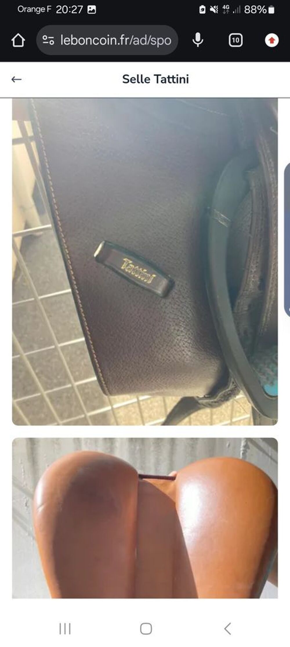 selle cheval Tattini Sports