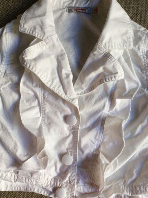 Veste chic blanche manches longues Clayeux - 4 ans (102cm) 3 Paris 17 (75)