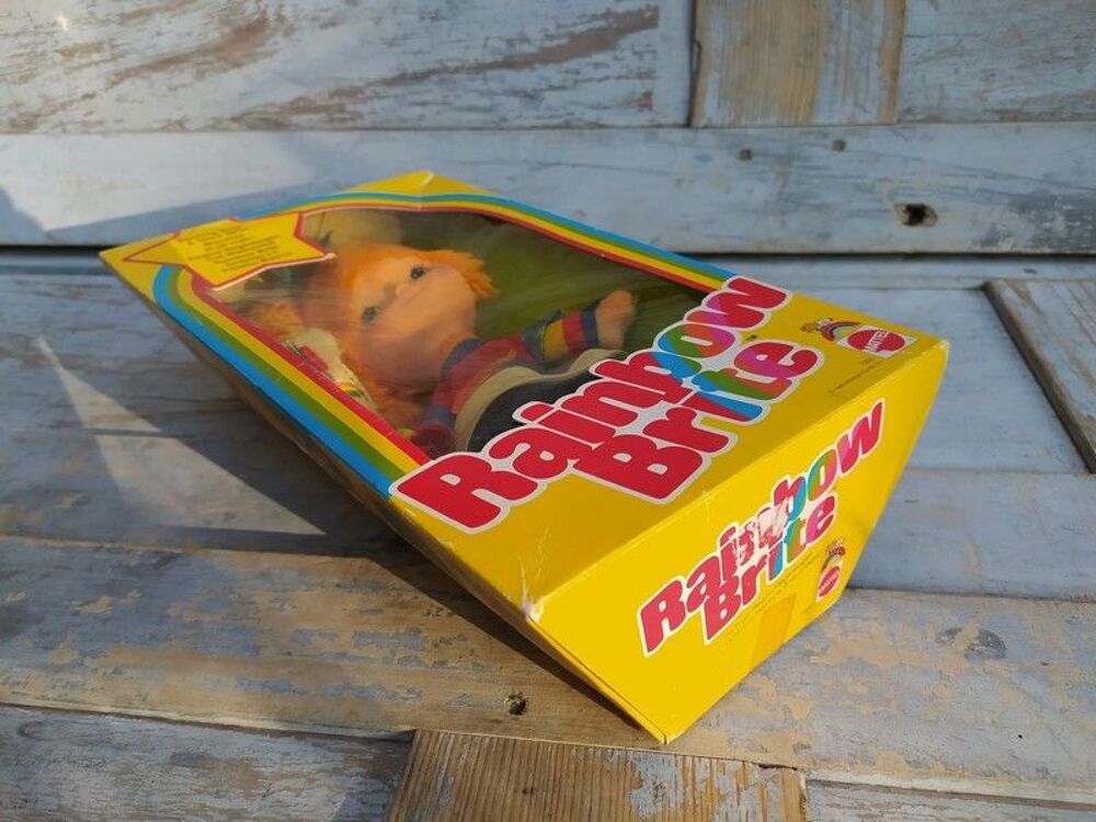 Jouet Vintage Poup&eacute;e Rainbow Brite Blondine 1983 