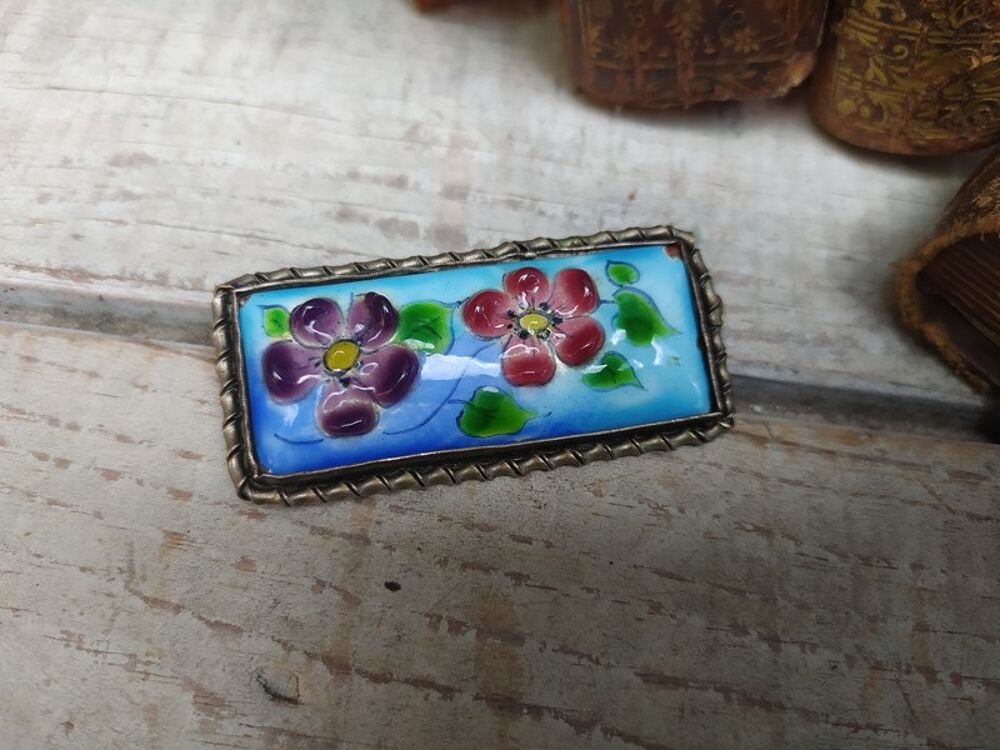 Bijou Broche &Eacute;maux du Vivarais 