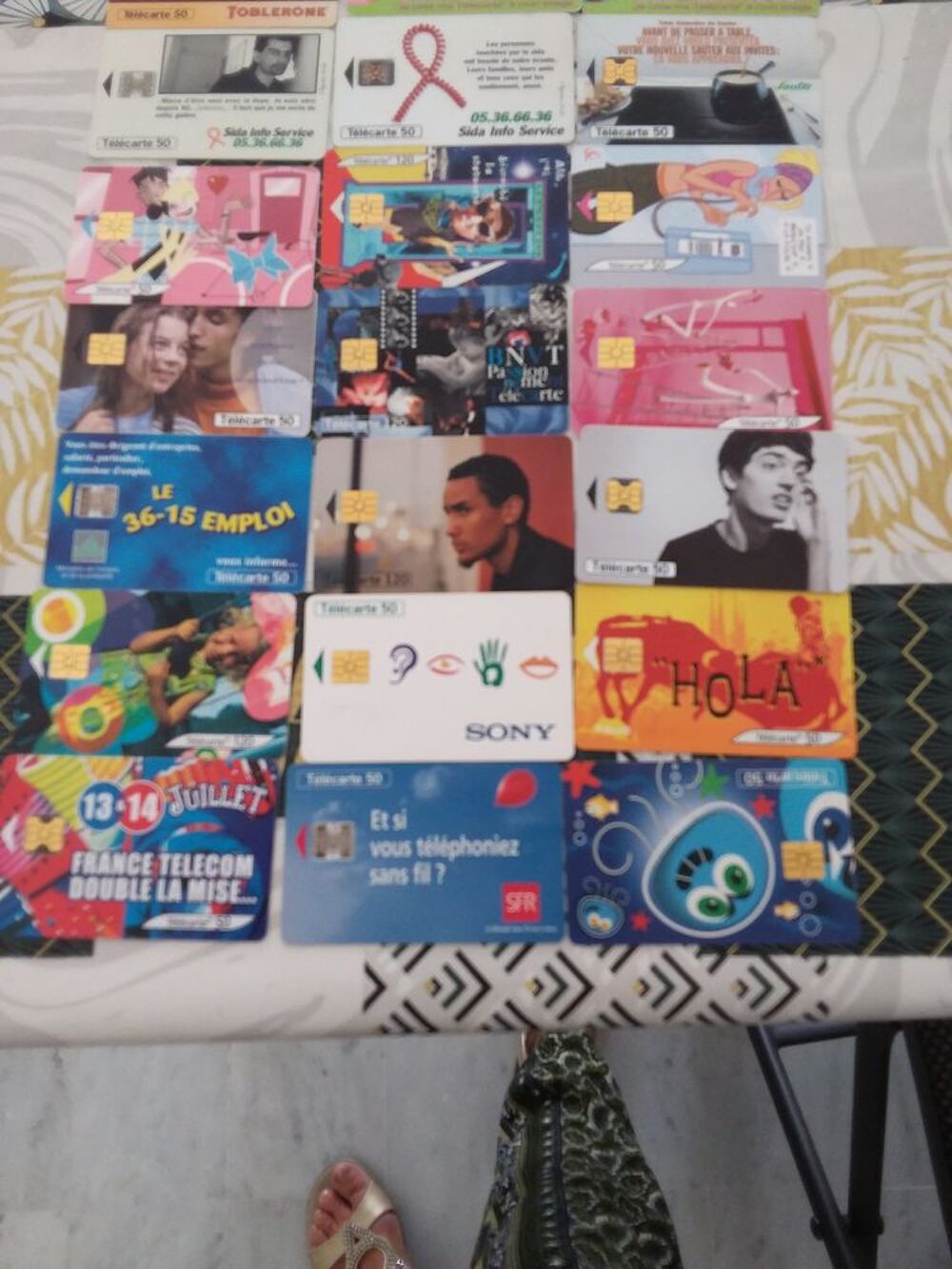 Cartes t&eacute;l&eacute;phoniques avec album 