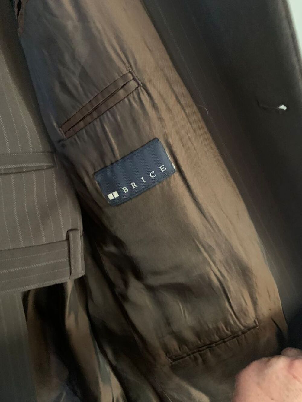 Costume Brice couleur marron Vêtements