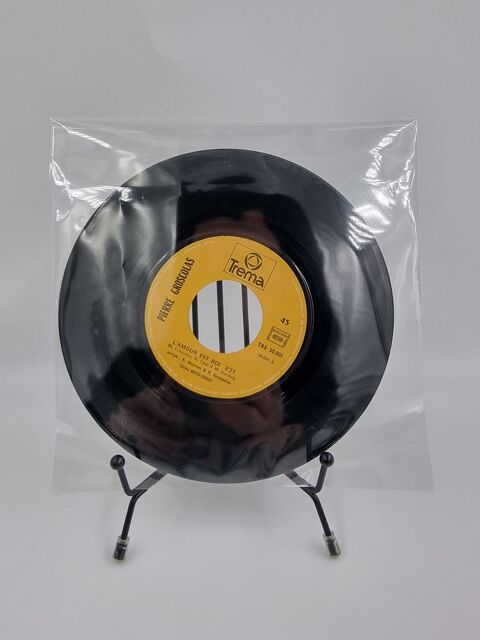 Vinyle 45 tours Pierre Groscolas : L'Amour est Roi / De l'Or 1 Vulbens (74)