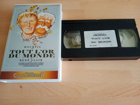 Cassette VHS TOUT L'OR DU MONDE - Bourvil 5 Sautron (44)