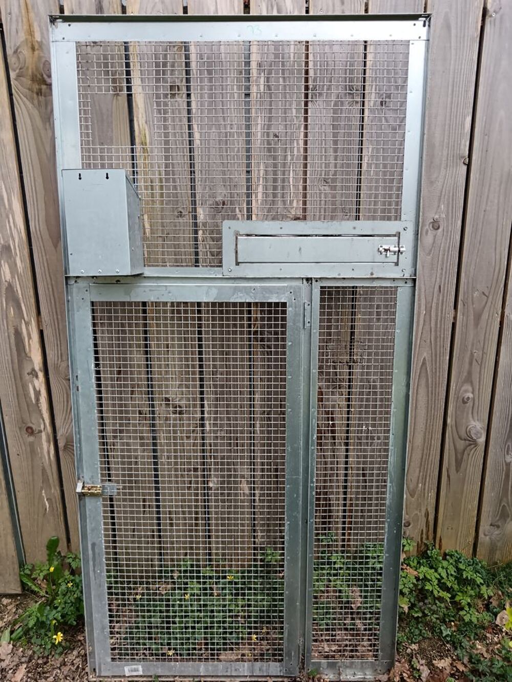   Panneau porte 1x2 de volière 
