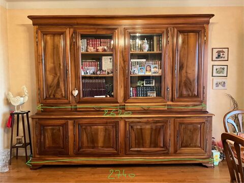 Biblioth�que 4 portes Noyer 1500 S�bazac-Concour�s (12)