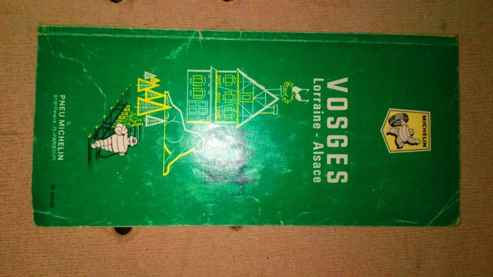 Guide Michelin Vosges Lorraine Alsace - Vintage Livres et BD