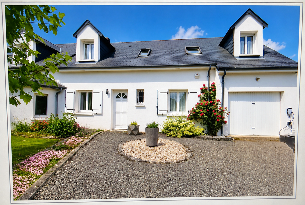 Vente Maison Joué Sud ? Élégante maison familiale climatisée de 5 ch+bur Joué-lès-tours