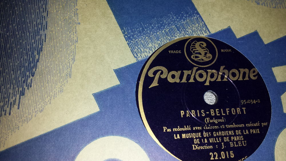 DISQUE A AIGUILLE PARLOPHONE ODEON CD et vinyles