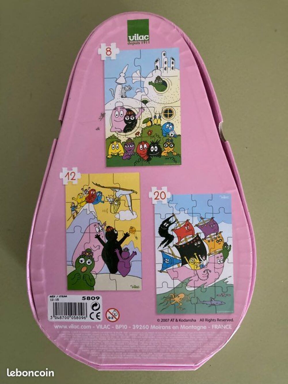 3 puzzles en bois BARBAPAPA Jeux / jouets