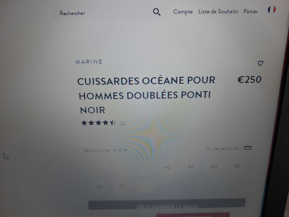 paire de cuissarde neuve Sports