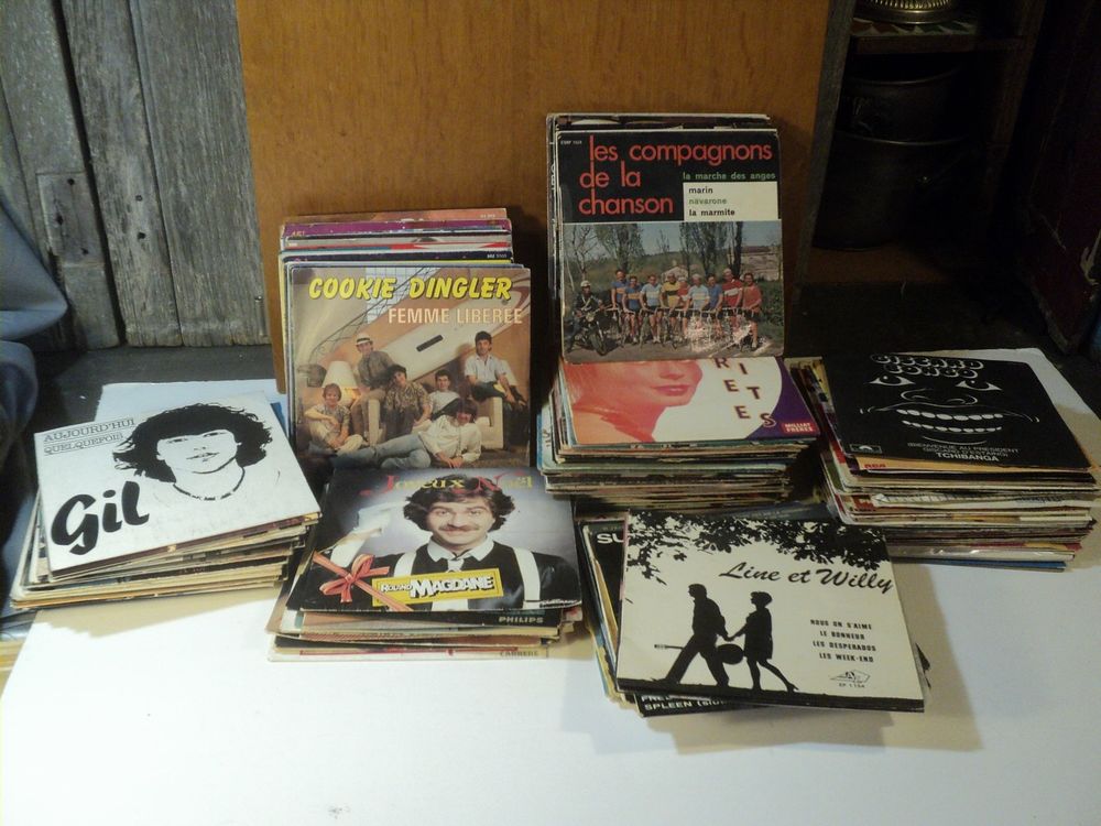 Disques Vinyles 45 Tours, Vari&eacute;t&eacute;s, Jazz, Rock, Pop, 1960/70 CD et vinyles