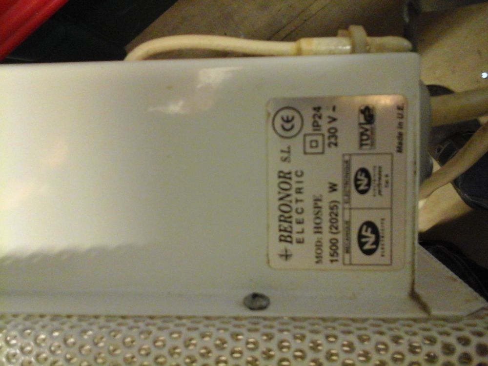 Convecteur &eacute;lectrique Electroménager