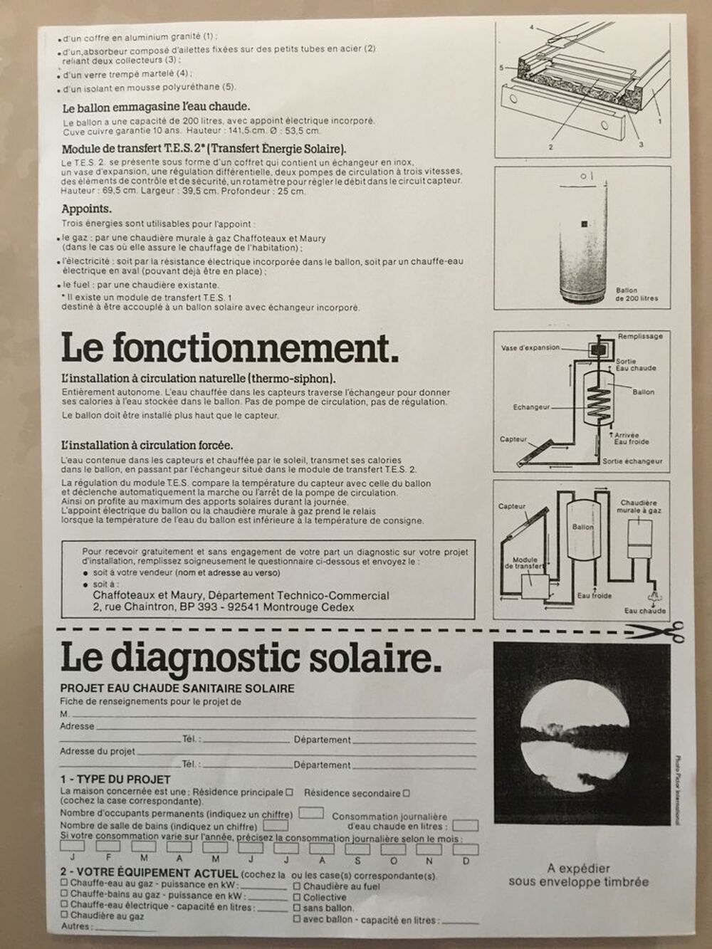 panneaux solaires eau chaude Bricolage