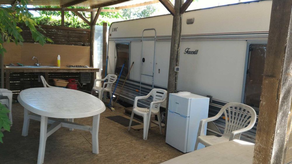   caravane vias 34450 bord mer sur terrain privé  Languedoc-Roussillon, Vias (34450)